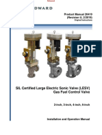 SIL Certified Large Electric Sonic Valve (LESV) Gas Fuel Control Valve