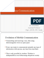 Wireless Communication: Dr. B.Rebekka Assistant Professor Dept. of ECE, NIT, Trichy