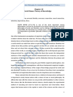 David Hume: Theory of Knowledge Key Words: Aspects of Western Philosophy: Dr. Sreekumar Nellickappilly, IIT Madras