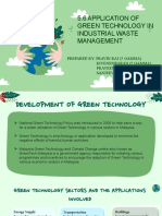 5.6 Application of Green Technology in Industrial Waste Management