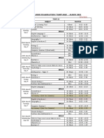 1St Mock Examination Timetable - March 2021: Year 11 Date / Day Subject Duration