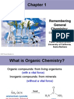 Remembering General Chemistry:: Electronic Structure and Bonding