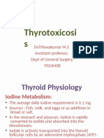 Thyrotoxicosi S: Dr.P.Viswakumar M.S Assistant Professor, Dept of General Surgery, Psgimsr