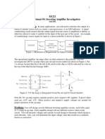 EE221 Lab Experiment #4: Inverting Amplifier Investigation: Fall 2014