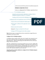 SSL Configuration Over WebSphere