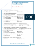 Team Examdays: Previous Years SSC SI Question Papers (Based On Memory)