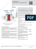 In-Line Detonation Flame Arrester: For Stable Detonations and Defl Agrations in A Straight Through Design, Bidirectional