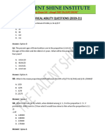 The Talent Shine Institute: Tcs Numerical Ability Questions (2020-21)