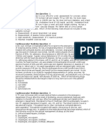 Cardiovascular Medicine:Question 1