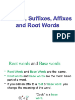 Prefix Suffix Affix Rootword