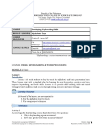 Module 1 Lession 1 BSIT