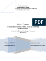 Pattern Recognition Using Neural Network (Project Proposal For Image Processing)