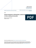 Student Engagement Self-Regulation Satisfaction and Success in