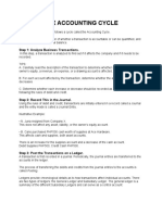 The Accounting Cycle: Step 1: Analyze Business Transactions