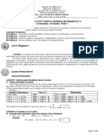 Lesson - 1 - Gen - Math - SY - 2021-2022 (M11GM-Ia-1 To M11GM-Ia-4)