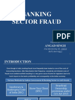 Research Paper PPT - Banking Sector Fraud