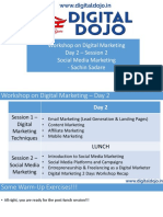 Workshop On Digital Marketing Day 2 - Session 2 Social Media Marketing - Sachin Sadare
