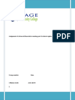 Assignment of Advanced Financialaccounting Post Graduate Regular Program