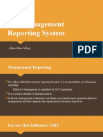 The Management Reporting System