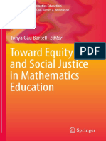 Toward Equity and Social Justice in Mathematics Education 2018