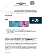 Page - 1 Gender and Society Instructional Material