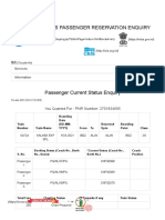 Welcome To Indian Railway Passenger Reservation Enquiry