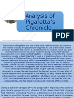 Analysis of Pigafetta S Chronicle