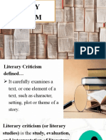 2) Literary Criticism