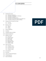 Unit 2 Basic Cost Concepts: Structure