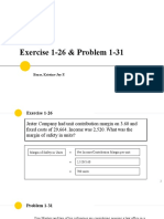 Exercise 1-26 & Problem 1-31: Bazar, Kristine Joy P