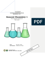 General Chemistry 1: First Quarter-Module 9: Gas Laws