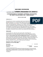 Cir vs. Sony Philippines Inc. G.R. No. 178697 November 17 2010