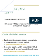 ELEC 3040/3050 Lab #7: PWM Waveform Generation