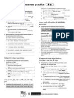 STARTER UNIT Grammar Practice: Present Tense Review