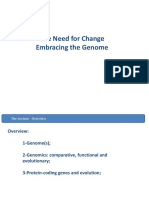 Lecture 1-Need For Change - Genome To Comparative Genomics