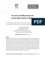 The State, EndSARS Protests and Human Rights Violation in Nigeria - Full Article
