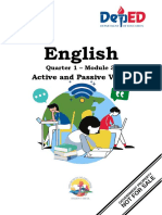 English: Active and Passive Voice