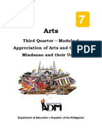 ARTS7 - Q3 - M4 - Appreciation of Arts and Crafts of Mindanao and Their Usage - v4