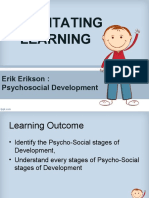 Facilitating Learning: Erik Erikson: Psychosocial Development