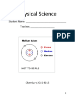 Chemistry Work Book