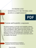 The Tourism and Hospitality Network and Supply Components