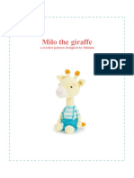 Milo The Giraffe: A Crochet Pattern Designed by Diminu
