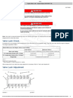 D10T Valve LAsh Adjust