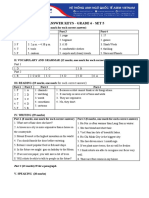 Grade 6 - Set 5 - Answer Keys