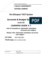 Administer Subsidiary Accounts and Ledgers