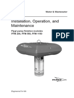 Installation, Operation, and Maintenance: Flygt Pump Flotation Modules PFM 200, PFM 550, PFM 1150