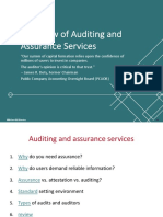 Lecture 1 - Overview of Auditing and Assurance Service