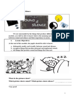 Music Unit 1 Lesson 1. Sound and Silence