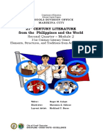 21 Century Literature From The Philippines and The World: Second Quarter - Module 2