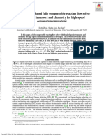 An Openfoam-Based Fully Compressible Reacting Flow Solver With Detailed Transport and Chemistry For High-Speed Combustion Simulations